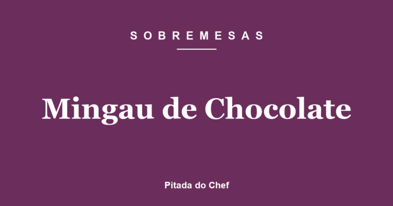 Mingau de Chocolate