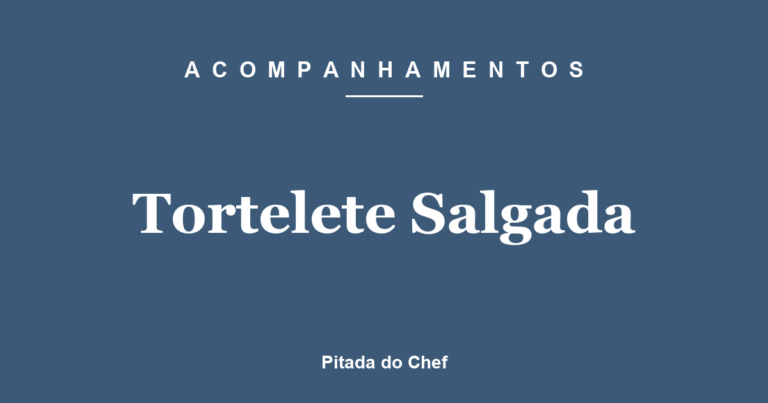 Tortelete Salgada