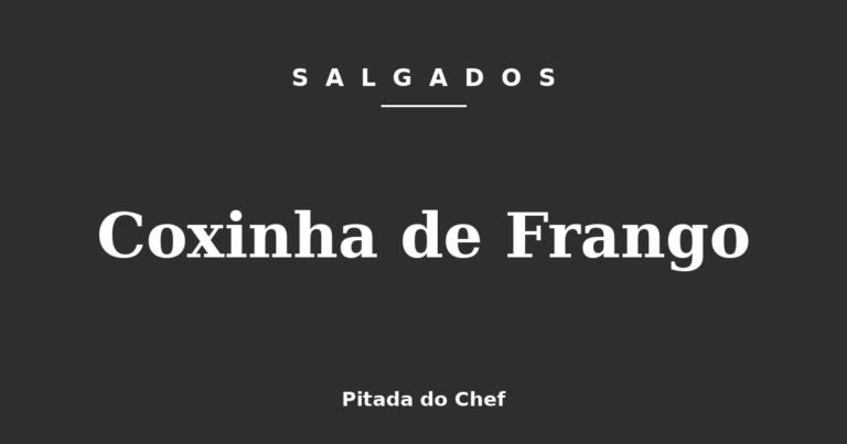 Coxinha de Frango