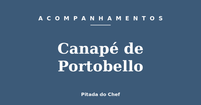 Canapé de Portobello