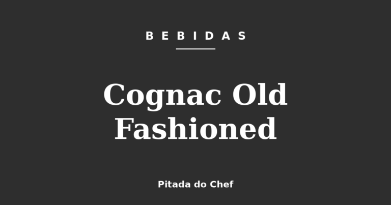 Cognac Old Fashioned