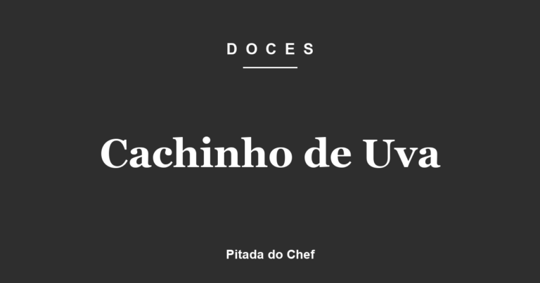 Cachinho de Uva