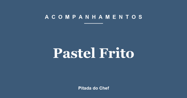 Pastel Frito