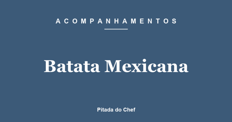 Batata Mexicana