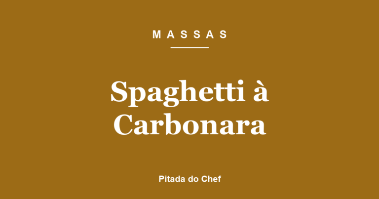 Spaghetti à Carbonara