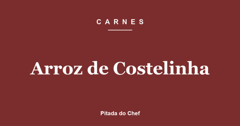 Arroz de Costelinha