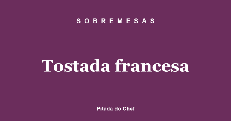 Tostada francesa