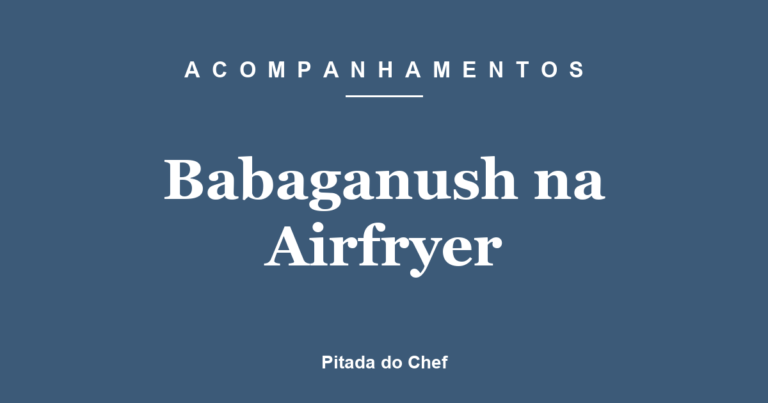 Babaganush na Airfryer
