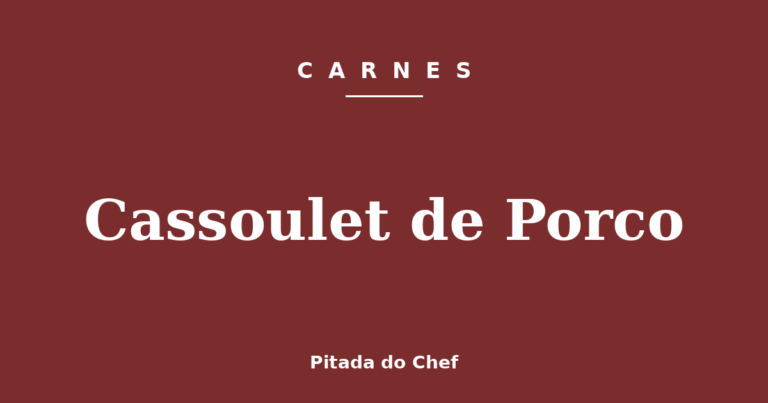 Cassoulet de Porco