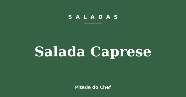 Salada Caprese