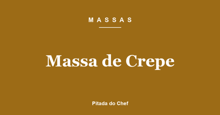 Massa de Crepe
