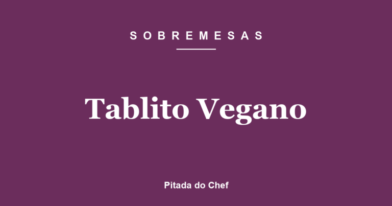 Tablito Vegano