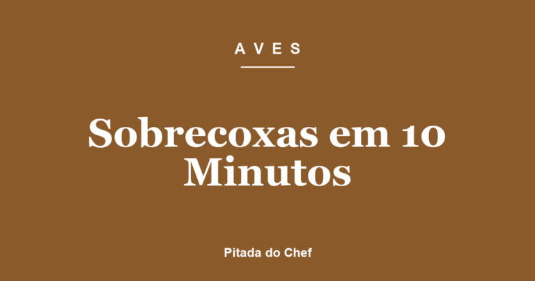Sobrecoxas em 10 Minutos