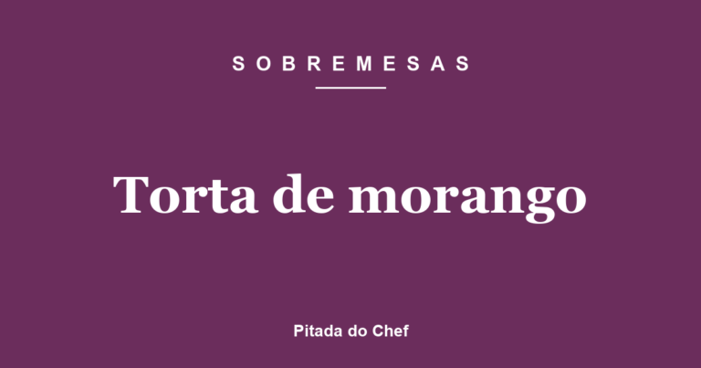 Torta de morango