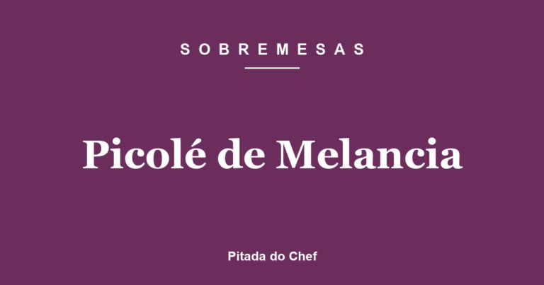 Picolé de Melancia