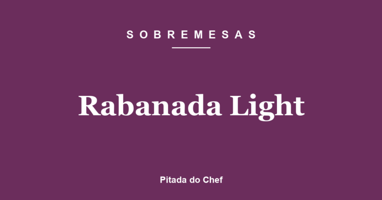 Rabanada Light