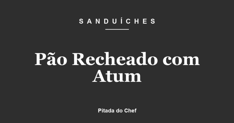 Pãozinho Recheado