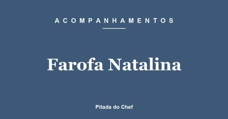 Farofa Natalina