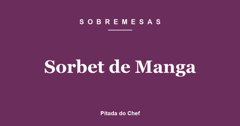 Sorbet de Manga