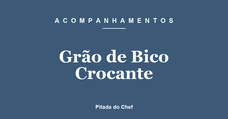 Grão de Bico Crocante