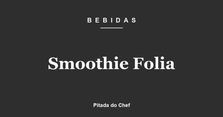 Smoothie Folia
