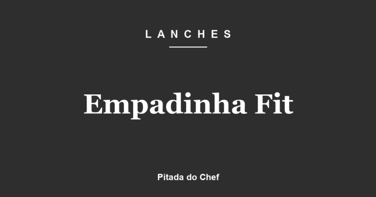 Empadinha Fit