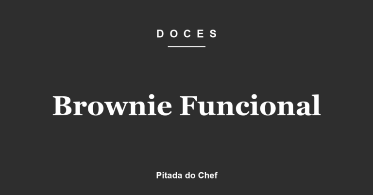 Brownie Funcional