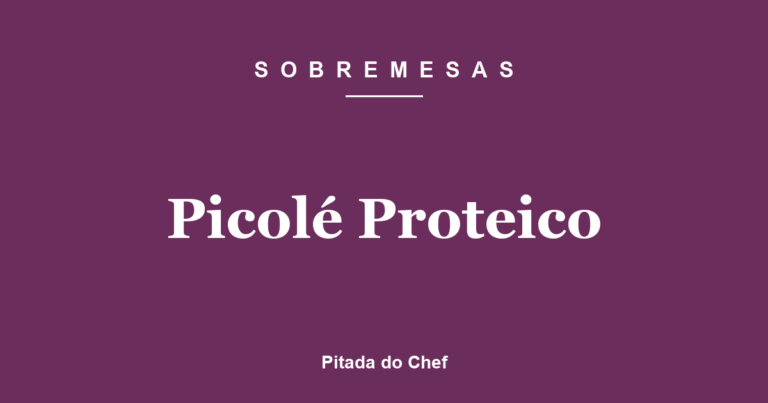 Picolé Proteico