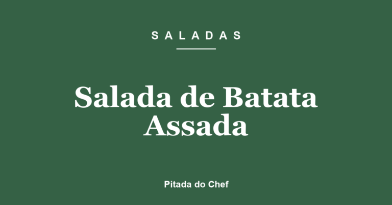Salada de Batata Assada