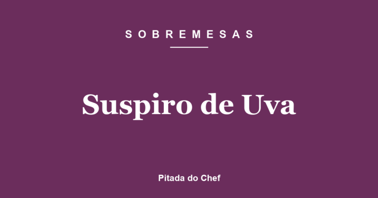 Suspiro de Uva