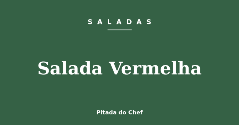 Salada Vermelha