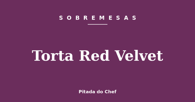 Torta Red Velvet