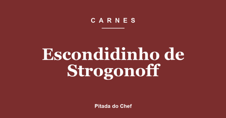 Escondidinho de Strogonoff