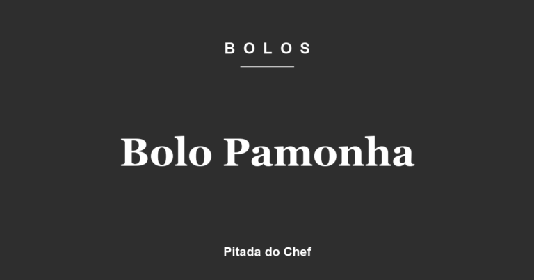 Bolo Pamonha