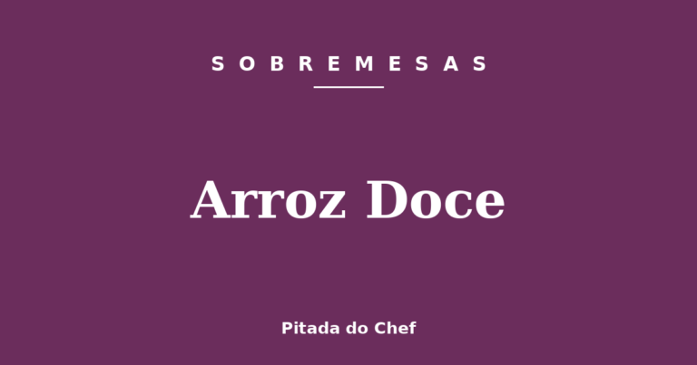 Arroz Doce