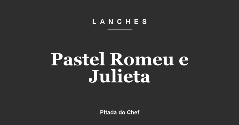 Pastel Romeu e Julieta