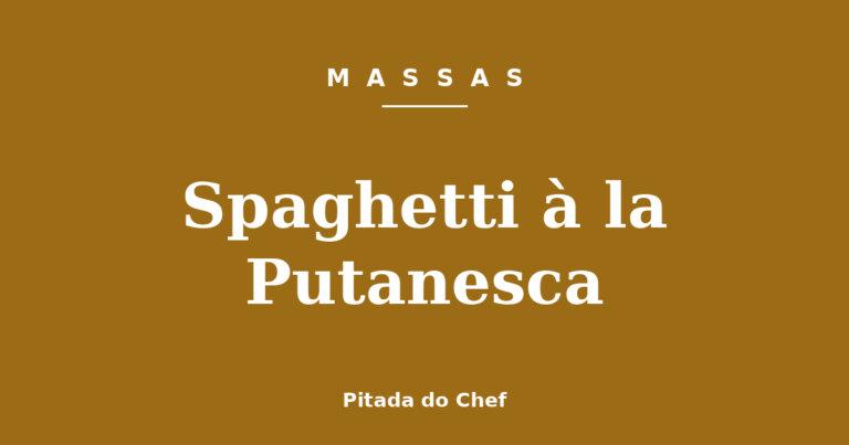 Spaghetti à la Putanesca