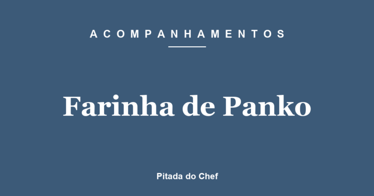 Farinha de Panko