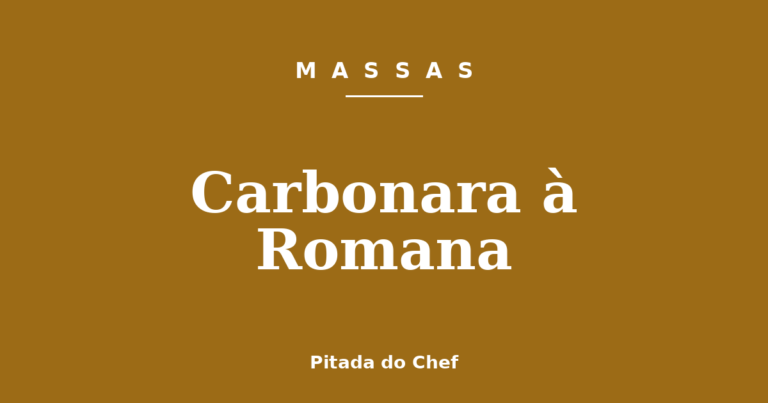 Carbonara à Romana