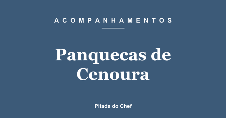 Panquecas de Cenoura