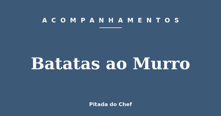 Batatas ao Murro