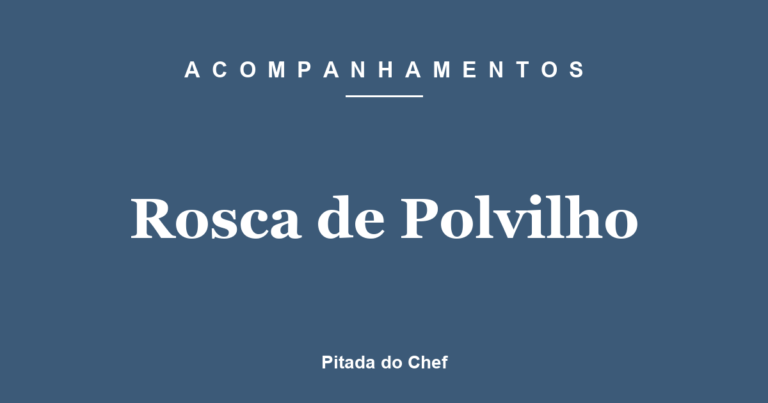 Rosca de Polvilho