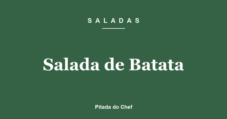 Salada de Batata