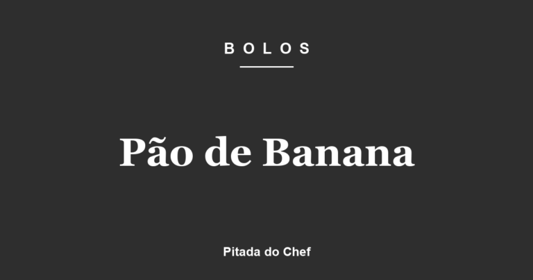 Pão de Banana