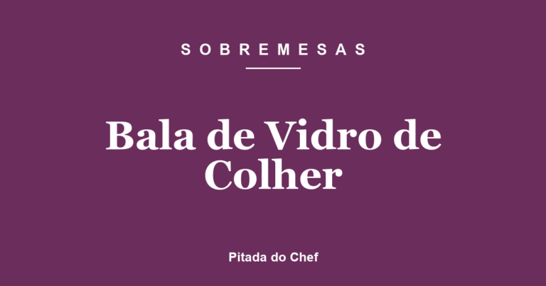 Bala de Vidro de Colher
