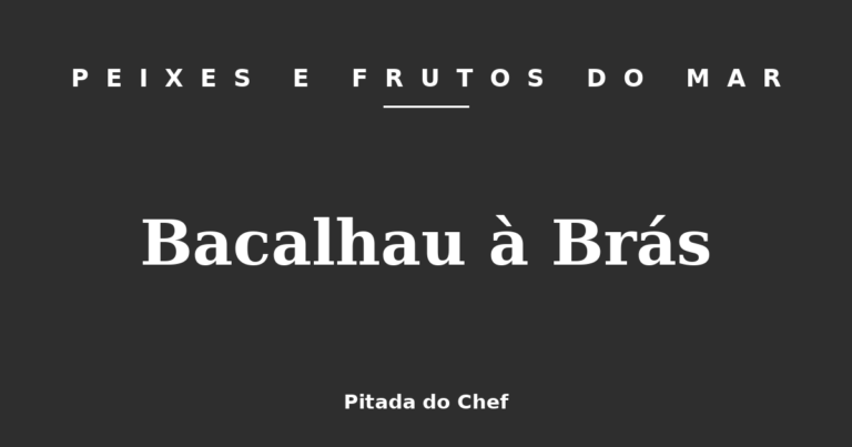 Bacalhau à Brás