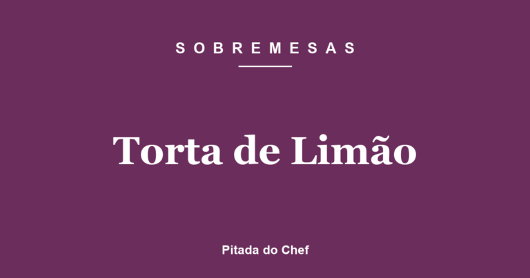 Torta de Limão