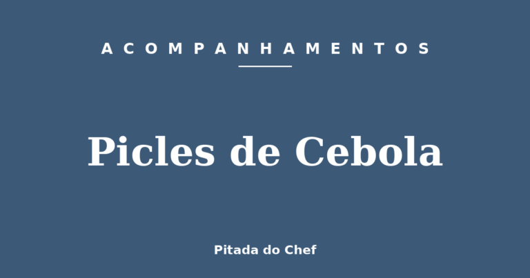 Picles de Cebola