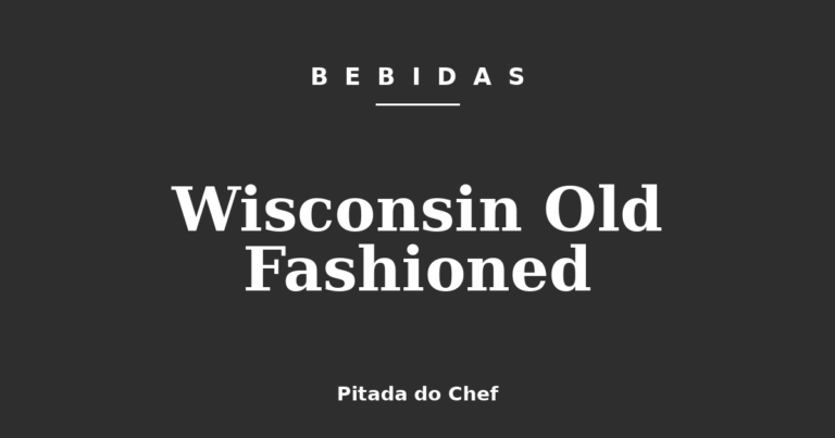 Wisconsin Old Fashioned
