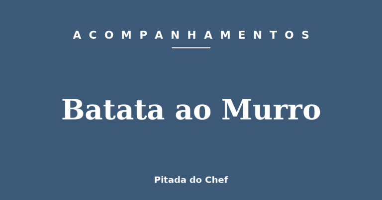 Batata ao Murro